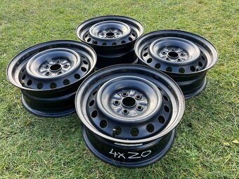 Plechové disky 6Jx15 ET39 - šrouby 5x100-středová díra 54,1 - 2