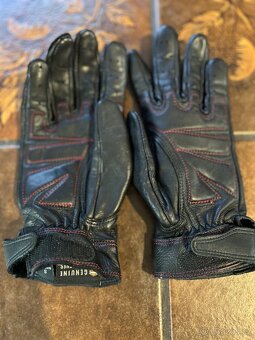 Harley Davidson dámské kožené motorkářské rukavice vel. S - 2