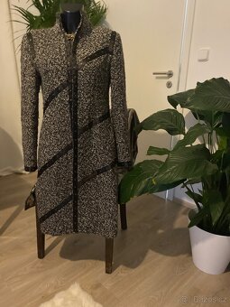 Mango kasmirovy tvidovy cerny sedy damsky 38 - 2