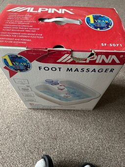 Masážní perličková vanička na nohy s válečky ALPINA - 2