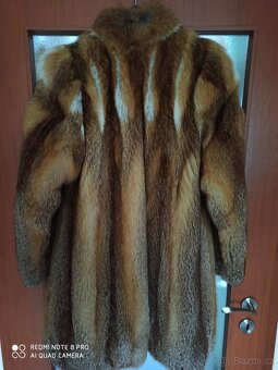 Prodám dámský kožich-zlatá liška/pravý/ - 2