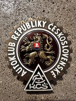Znak Autoklub Československe republiky - 2
