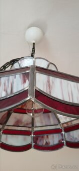 Velký vitrážový lustr tiffani - 2