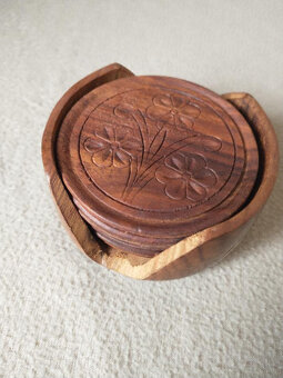 Podtácky dřevěné - 2