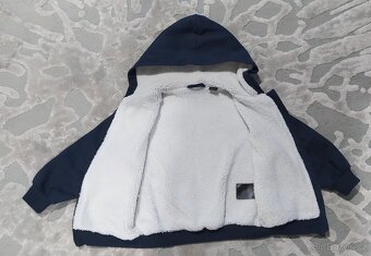 Zateplená mikina, vel. 98-104 - 2