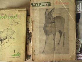 Historické časopisy Myslivost - nejstarší 67 let staré - 2