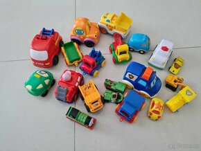 Hračky mix - auta, vlak, puzzle, nářadí - 2