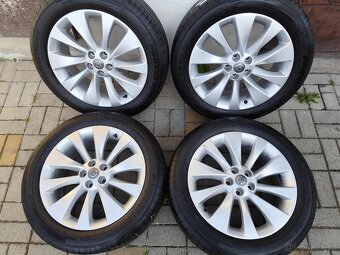 ALU 5x105 r18 OPEL + LETNÍ PNEU - PĚKNÁ SADA - 2