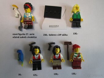 Lego piráti figurky pirátky 27.serie a dělo - 2