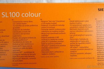 Bezdrátový telefon Siemens mobile gigaset SL 100 Colour - 2