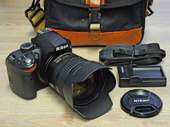 Digitální Nikon D3200 + Nikkor 18-70 ED + příslušenství - 2