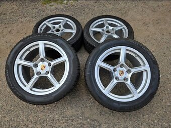 Originální alu kola Porsche 5x130 + Pirelli pneu 18" - 2