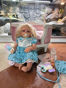 Realistická Reborm panenka s opravdovými vlásky - 2