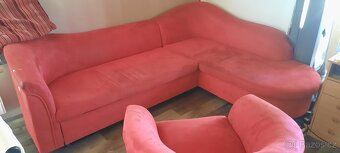 Rohová sedačka +křeslo - 2