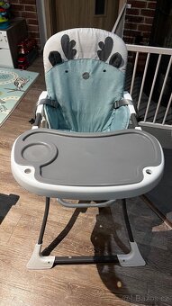 ECOTOYS Jídelní židlička zelená - 2