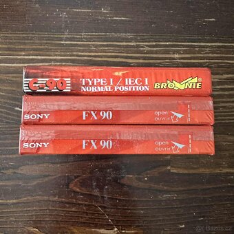 Prodám 3x novou nerozbalenou audiokazetu MC 90 min – vintage - 2