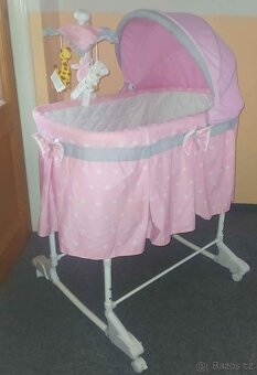 Milly Mally Multifunkční kolébka Růžová - 2