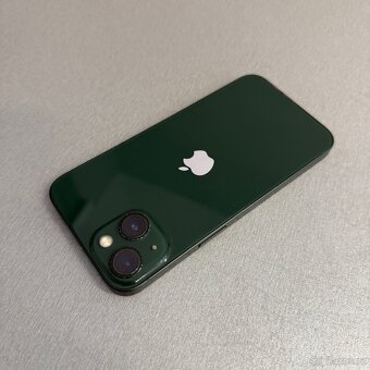 iPhone 13 128GB zelený, 100% baterie, 12 měsíců záruka - 2