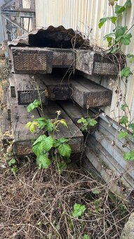 Železniční pražce rezervace do 8.6. - 2