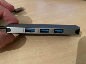 Swissten USB-C HUB 6-IN-1 (USB-C, 3x USB 3.0, SD, MICRO SD) - 2