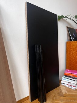 psací stůl IKEA LAGKAPTEN / ADILS – šedá, dekor dřeva - 2