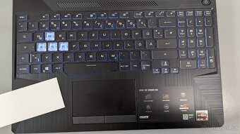 Nový ASUS TUF Gaming A15 15.6" R5 16GB 512GB GTX 1650Ti W11 - 2