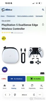 PS5 SLIM 825GB + PRO controller + sluchátka - 2