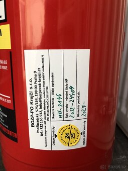 hasičský přístroj 6kg , Revize , hasičský hydrant - 2