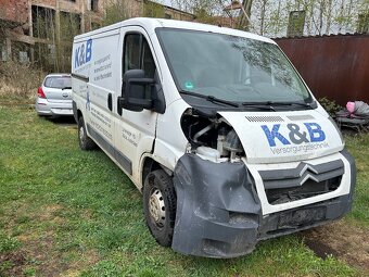 Citroen Jumper 2.2hdi 96kw. rv.13 havarovaný - 2