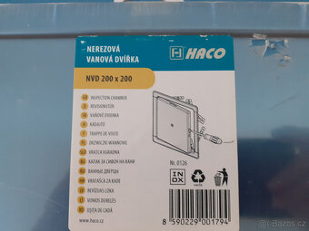 Nová nerezová vanová dvířka - 2 kusy - 2