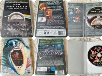 2x originál DVD Pink Floyd The Wall a Inside A Critical... - 2
