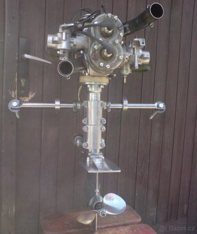 Závodní loď kluzák motor König čz jawa Delfín plaketa foto - 2