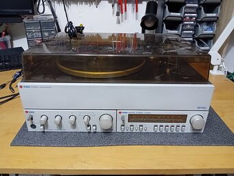 Gramofon TESLA G710A + zesilovač, tuner, 2x repro a LP - 2