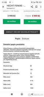 Krbová kamna HECHT Fenixe - 2