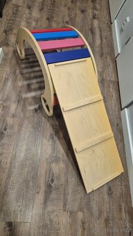 Montessori houpačka + prkno (skluzavka) - 2