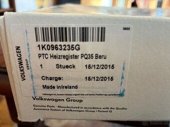 Radiátor příď.topení VW,Seat,Škoda - 2