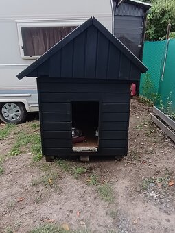Psí bouda,zateplená. - 2