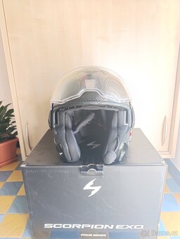 Scorpion EXO Tech Evo Carbon+Interkom. - 2