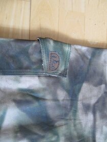 Maskovací kožené kalhoty. - 2