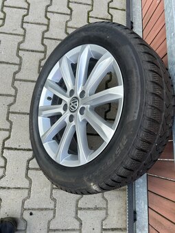 Alu kola + Pneu VW PASSAT B8 3G 215/55 originál,R17 - 2