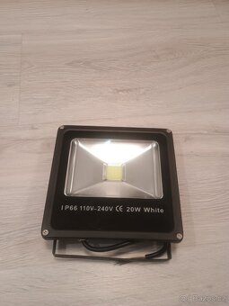 Led reflektor 20W, 6500k nový - 2