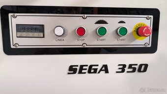 Formátovací pila SICAR SEGA 350 s předřezem a stolem 3,2 m - 2