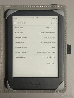 Čtečka knih Amazon Kindle 10. gen 4GB + obal - 2