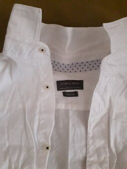 Panská bílá košile značky Zara Man - 2