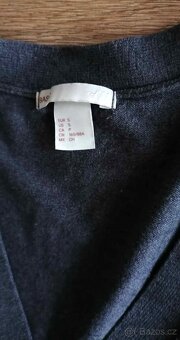 lehký svetr H&M, šedý, vel. S - 2