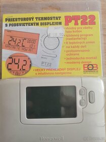 Priestorové termostaty PT 22, nepoužité, sú na baterky - 2