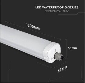 LED VODĚODOLNÁ LAMPA 36W, 4320LM (120LM/W), IP65, 120CM - 2
