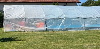 Prodám zapuštěný krytý venkovní bazén Azuro 7,3 x 3,7 m - 2