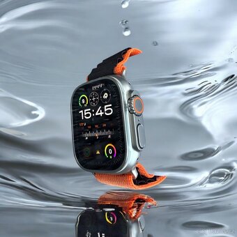 Apple watch ultra 2 generace 49mm LTE Alpine black orange - 2