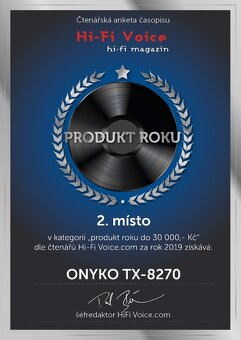Receiver ONKYO TX-8270 / jako nový - 2